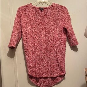 Pink Knit Sweater by Express